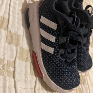 Adidas Toddler Navy and White Sneakers
